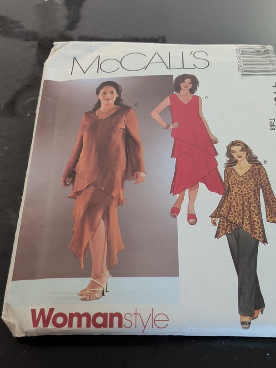 McCall's Other - McCALL'S 4172 Womanstyle Layered Dress Pants Sewing Pattern -sz 26W-32W New